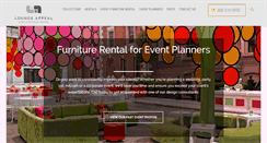 Desktop Screenshot of loungeappeal.com